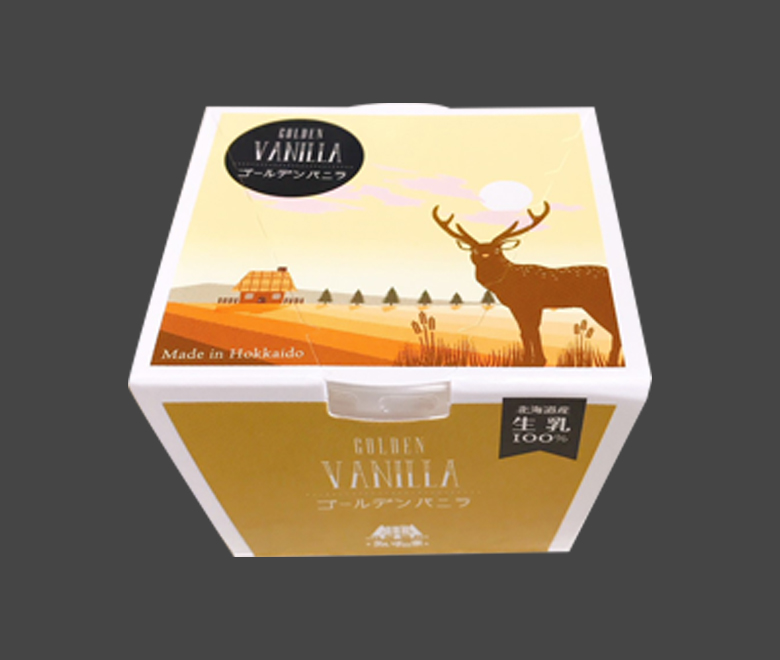 日本初のアイスの風味をイメージしたバニラアイス　出前のほか、テイクアウトでも利用可能