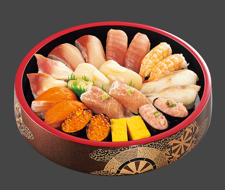 お寿司屋さんにある海水入れ